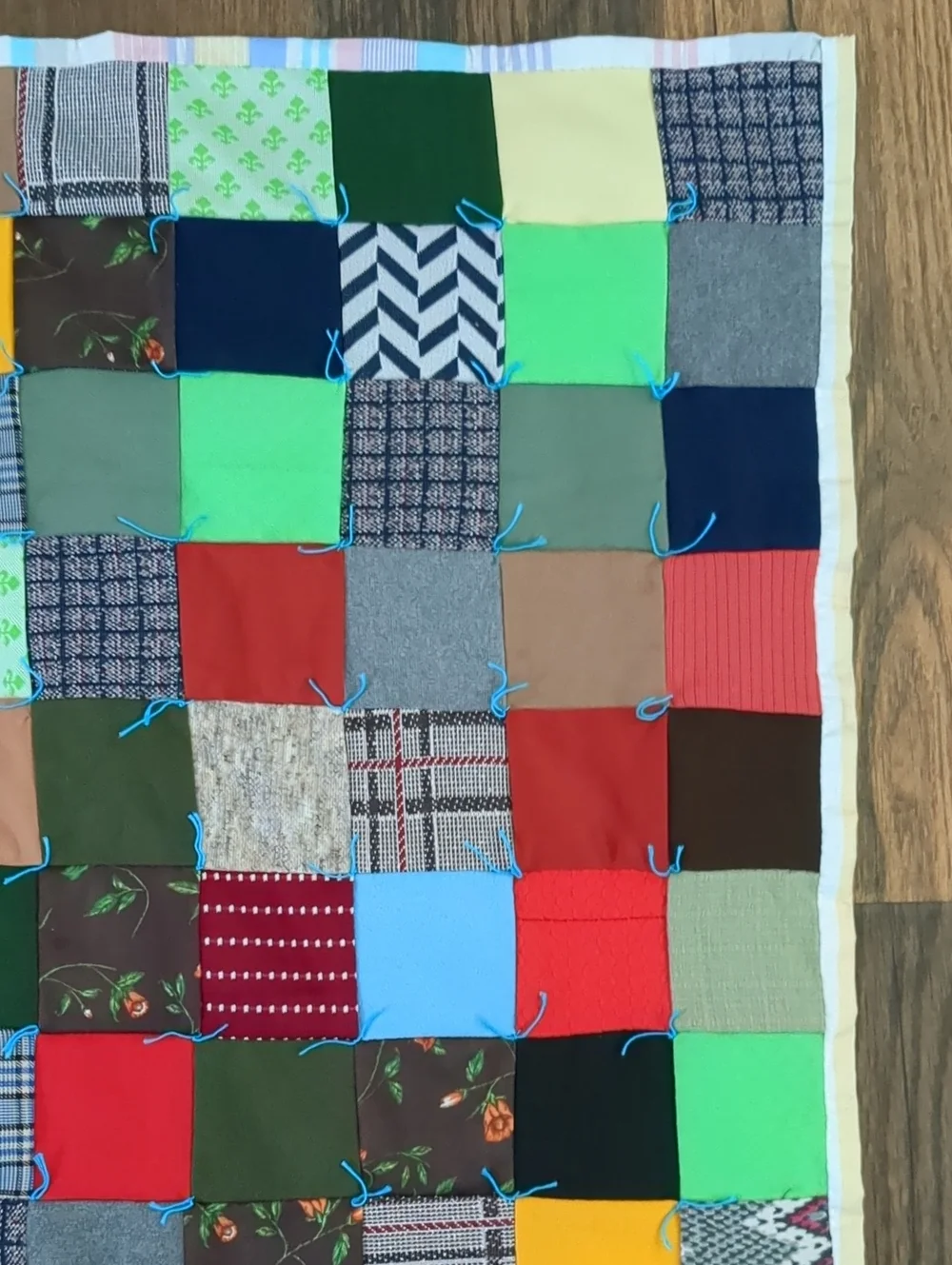 Vintage Large Sized Full Queen Crazy Quilt Bedspread